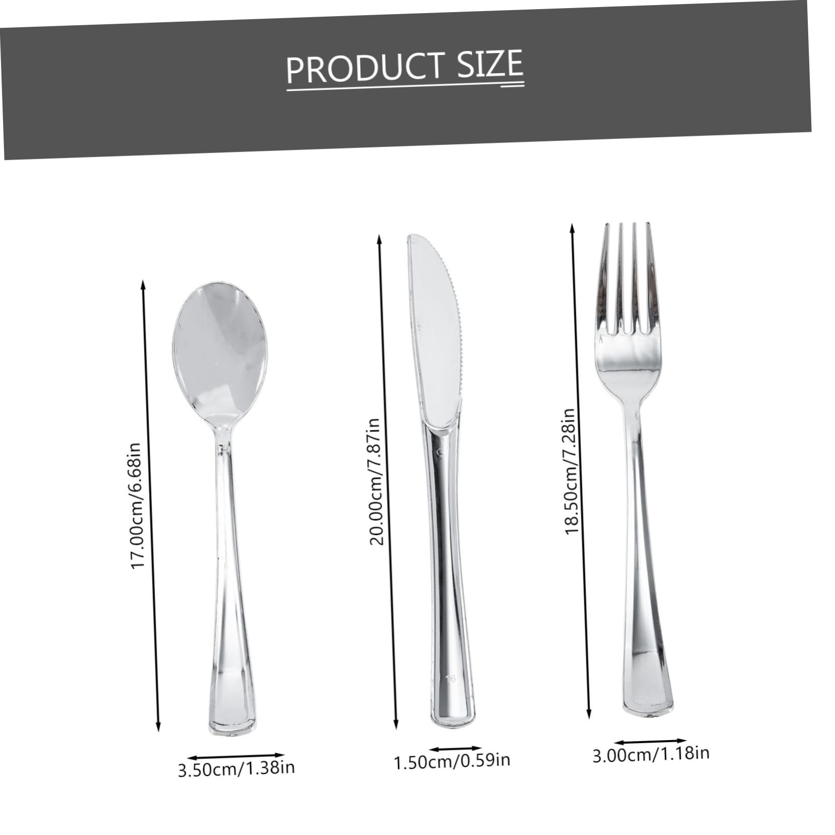 minkissy Plastic Silverware 10 Sets Cutlery Set Forks Spoons Knives Party Utensils Dinnerware for All Occasions