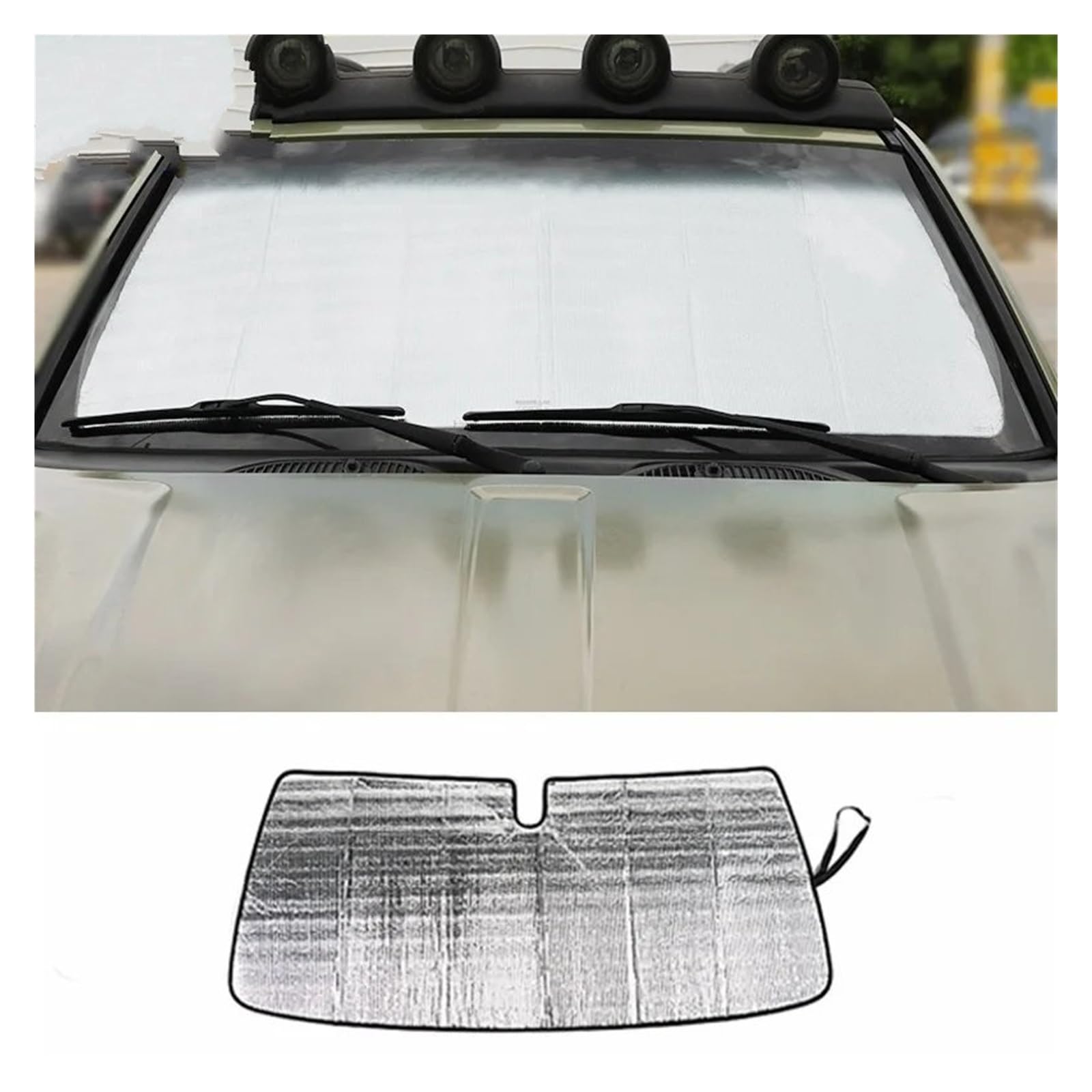 Paraguas Parasol Parabrisas Delantero Coche Visera Protección UV Cubierta Parasol para Jeep para Liberty 1999 2000 2001 2002 2003 2004 2005 2006 2007 Parasol Coche