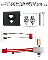 Vista 5 de Kit de bloque de calentador de extrusor de 0.016 in para Sprite de alta temperatura 572.0 °F compatible con FDM, Ender 3 S1, Ender 3 S1 Pro