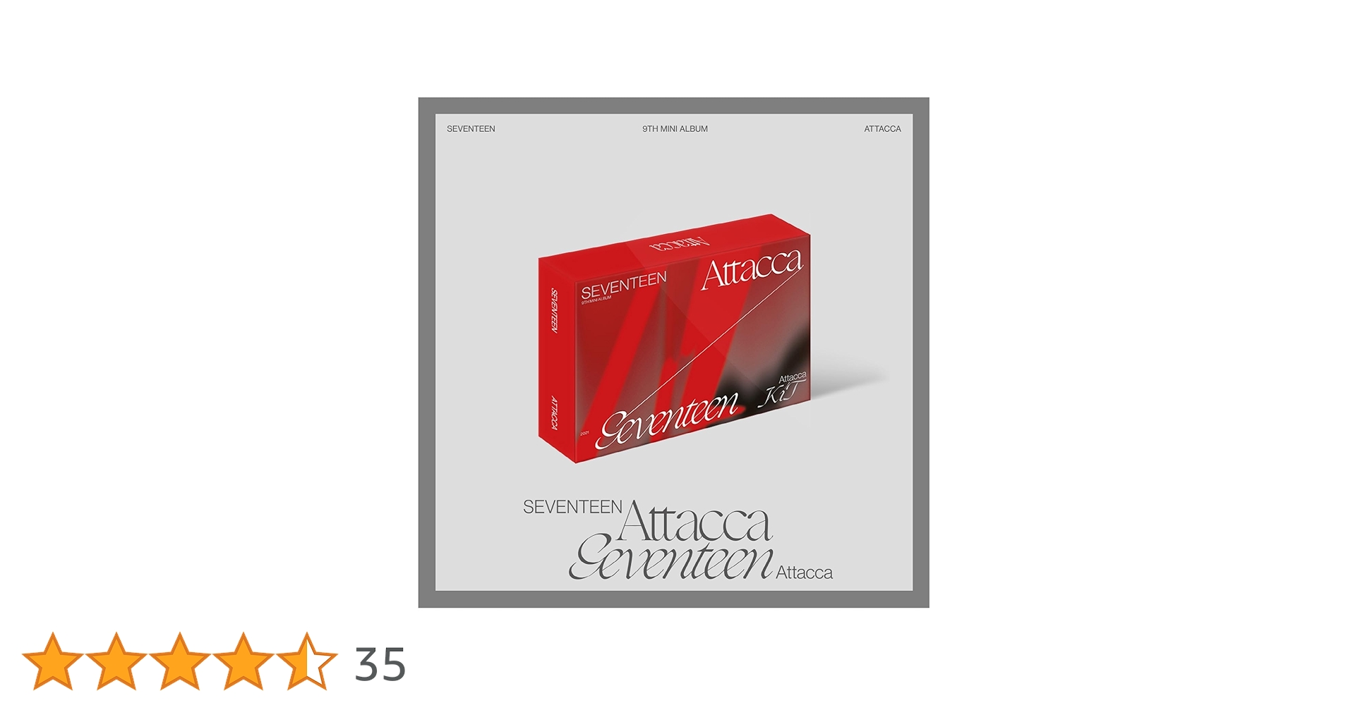 Amazon.co.jp: SEVENTEEN (セブンティーン) - Attacca [KiT Ver