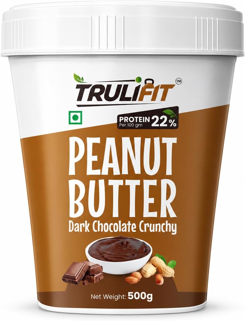 Chocolate Crunchy Peanut Butter 500g | 22g Protein & 7.9g Dietary Fibre per 100g | Gym and Breakfast Spread