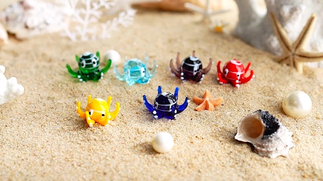 Amazon.com: H&D HYALINE & DORA Multicolor Octopus Art Glass Blown