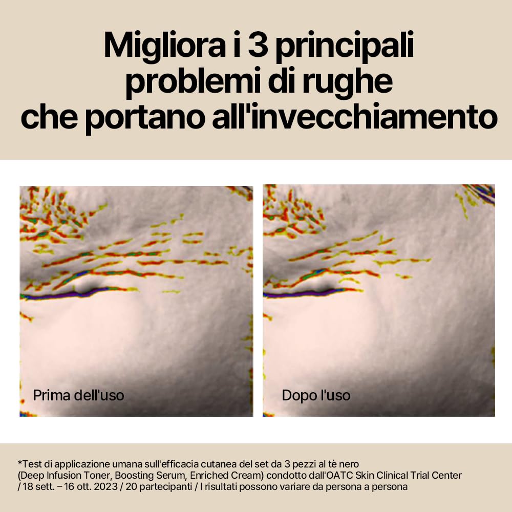 Pyunkang Yul Cofanetto regalo linea tè nero - Prodotti per la cura della pelle fermentata coreana per l'idratazione quotidiana, tonico di fascia alta premium di lusso, siero, crema