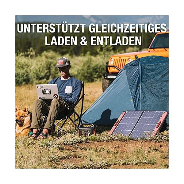 Jackery Explorer 240, 3.6V/67200mAh/240Wh Tragbare Powerstation Mobiler Stromspeicher mit Reinen Sinuswellen 230V/200W… – Bild 6
