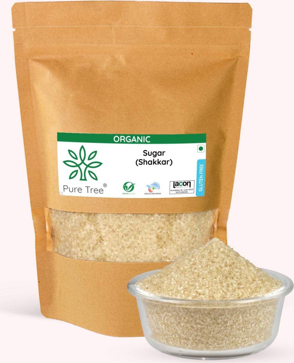 Pure Tree Certified Organic Sugar | 900 g | Sulphurless Sugar | Cheeni, Shakkar | Sulphur Free Sugar | Gluten-Free Chini Processed From Organic Sugarcane (B0BY4K1CNV) Amazon Price History, Amazon Price Tracker