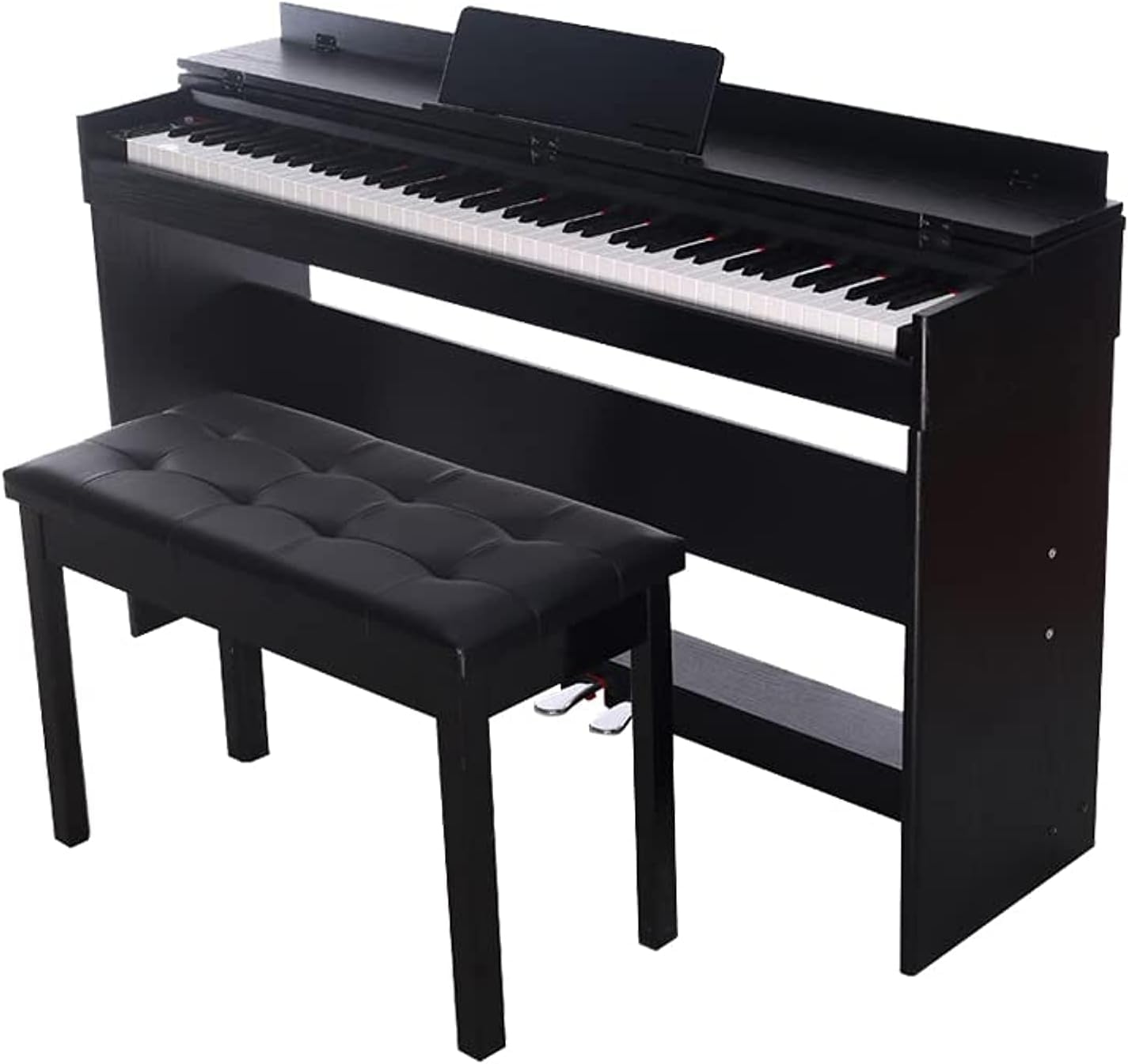 Megarya Piano Keyboard 88 Key Weighted Digital Piano 88 keys Electric Piano Professional (Matte Black)