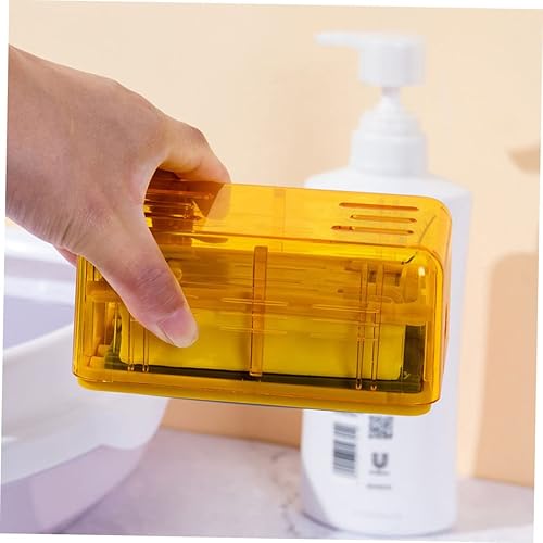 Miniatura 4 de Alipis 4pcs Soap Foaming Box Bar Soap Container Soap Dish Holder para Guardar Tool Soap Dispenser Soap Holder Clothes Storage Organiser Soap Drainer