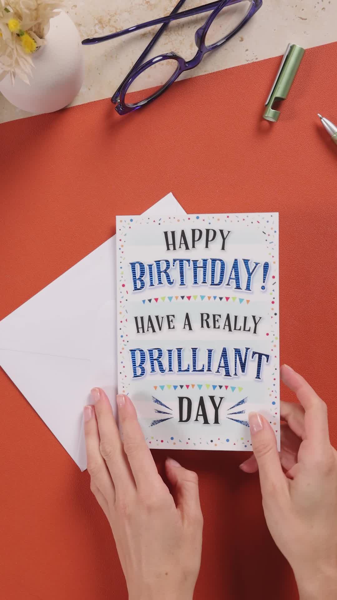 Piccadilly Greetings Modern Birthday Card Male Man - 7 X 5 Inches: Greeting Cards