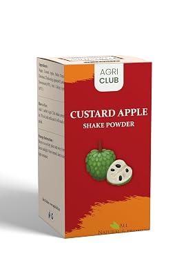Agri Club Instant Mix Custard Apple Shake Powder, 15 Sachets (225g) – Delicious, Easy-to-Make Custard Apple Flavor Drink