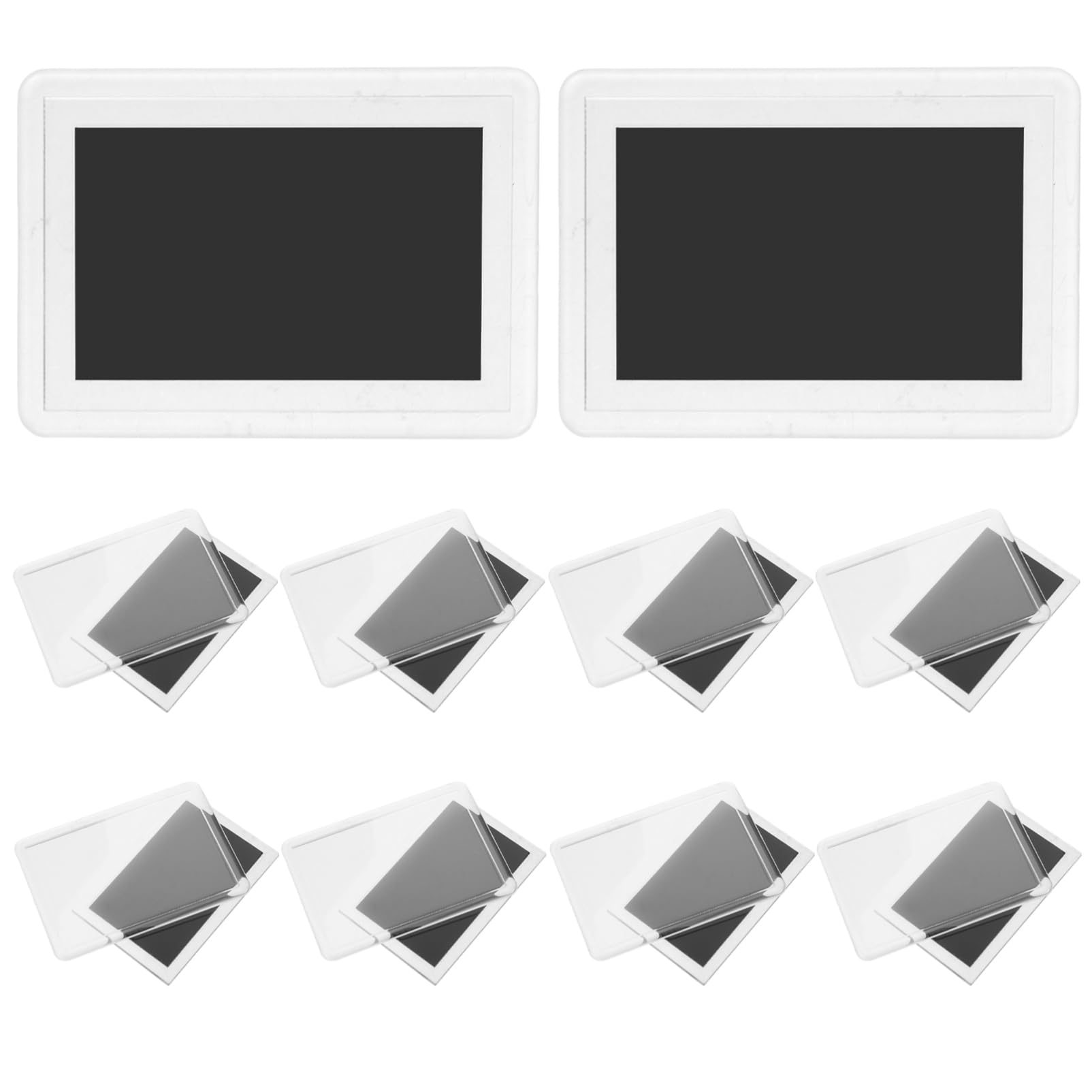 Cabilock 1 Photo Frames for Fridge Insert Style Picture Frames Internal for Living Rooms Bedrooms and Whiteboards Easy Installation No Damage to Surfaces 10pcs