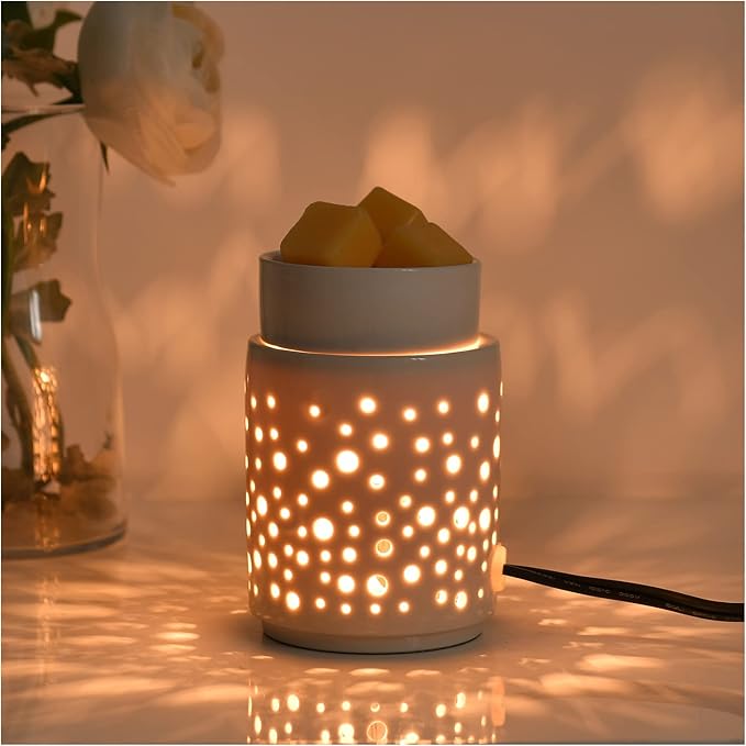 nawaza Ceramic Wax Melt Warmer,Candle Wax Warmer,2in1