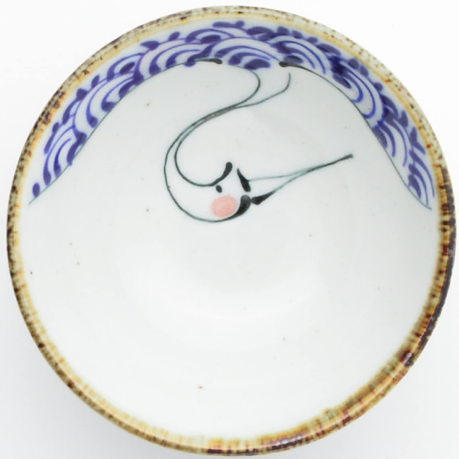 Amazon.co.jp: 波佐見焼 kotohogi ‐コトホギ- 平盃 50ml (鶴) : ホーム