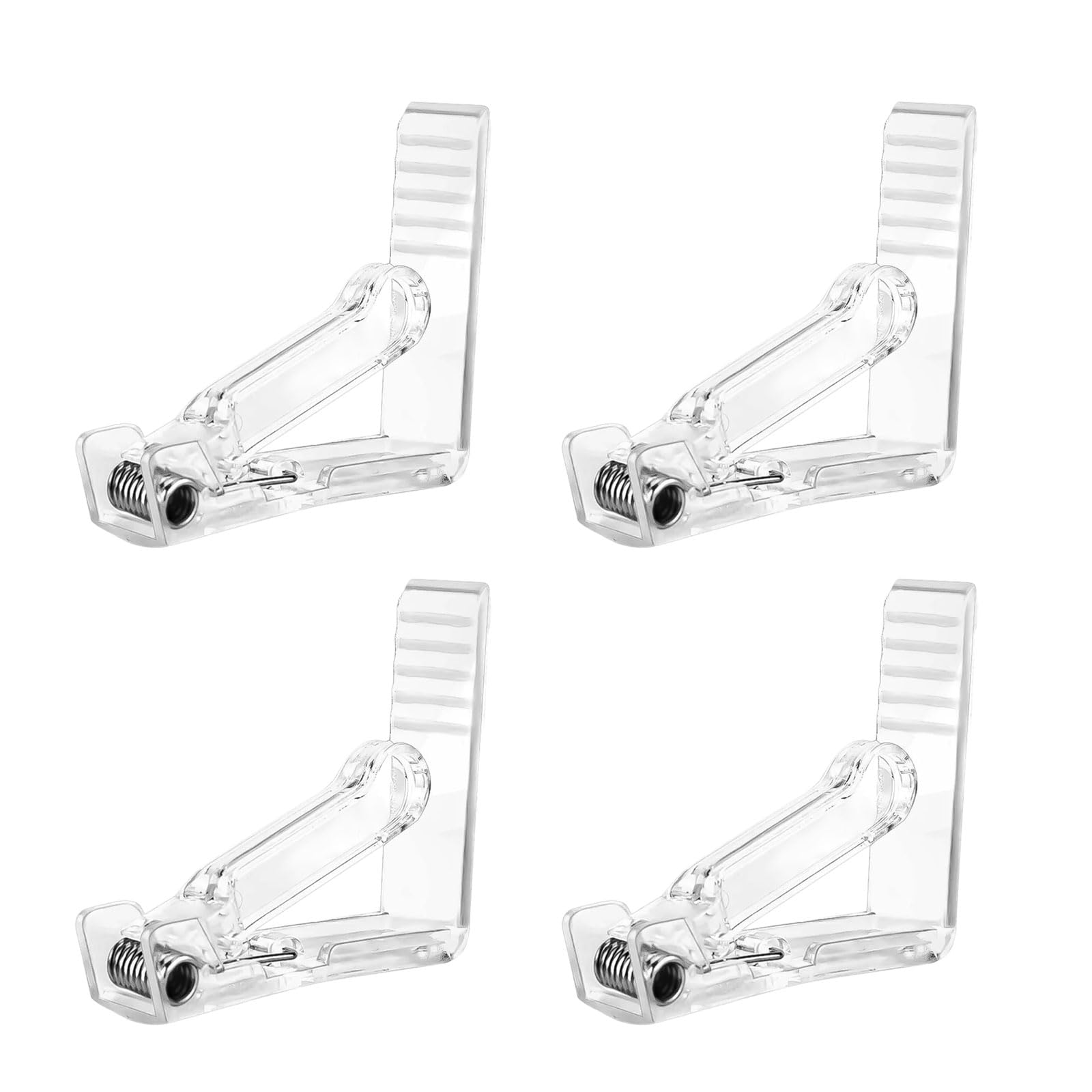 Table Cover Fasteners 4 Piece Molded Clip on Clamps, Tablecloth Holders for Coffee Tables and Outdoor Dining Use Table Cover Fasteners Household Fabric Clips Outdoor Dining Tablecloth Holder Picnics
