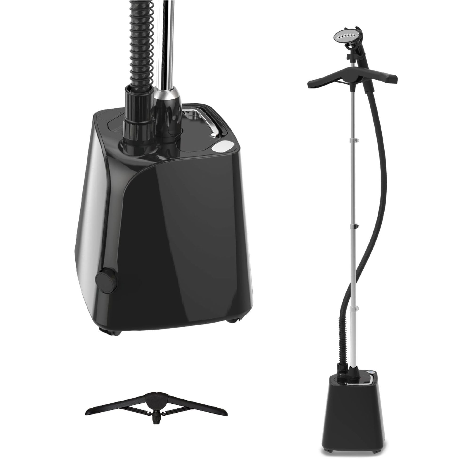 SteamOne - Steamer Défroisseur Vapeur 1800W 40g/min H18B - Fer Vertical Autonomie 45min (1800ml) - Élimine 99,99% d'Impuretés - Prêt en 60s - Câble 2m - Tuyau Triple Protection Thermique
