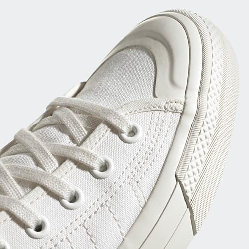 adidas Originals Mens Nizza Hi RF Cloud White/Cloud White/Off White 7.5