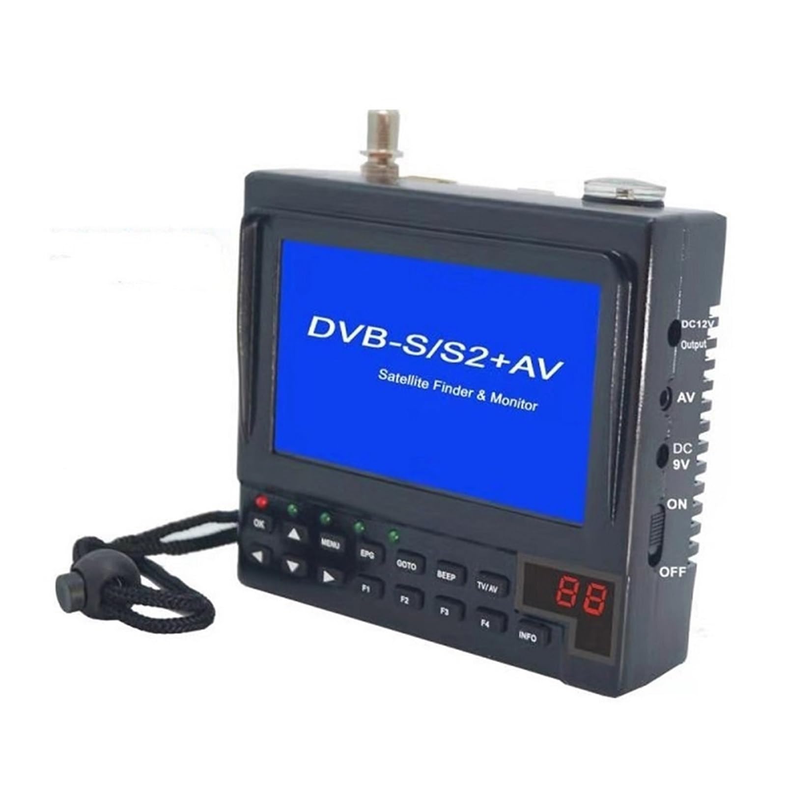 KPT-268AH DVB-S2 Satfinder Completo HD Satélite Digital TELEVISOR Medidor del Finder del Receptor MPEG-4 DVB-S Buscador KPT 356H SATLINK WS-6933