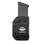 IWB/OWB Glock Magazine Weave Kydex Holster - Glock Mag Carrier - Available Model: 9mm/.40 Double Stack Magazines for: Glock 17 19 22 23 25 26 27 31 32 33 34 35 37 38 39 Magazines Holder Case