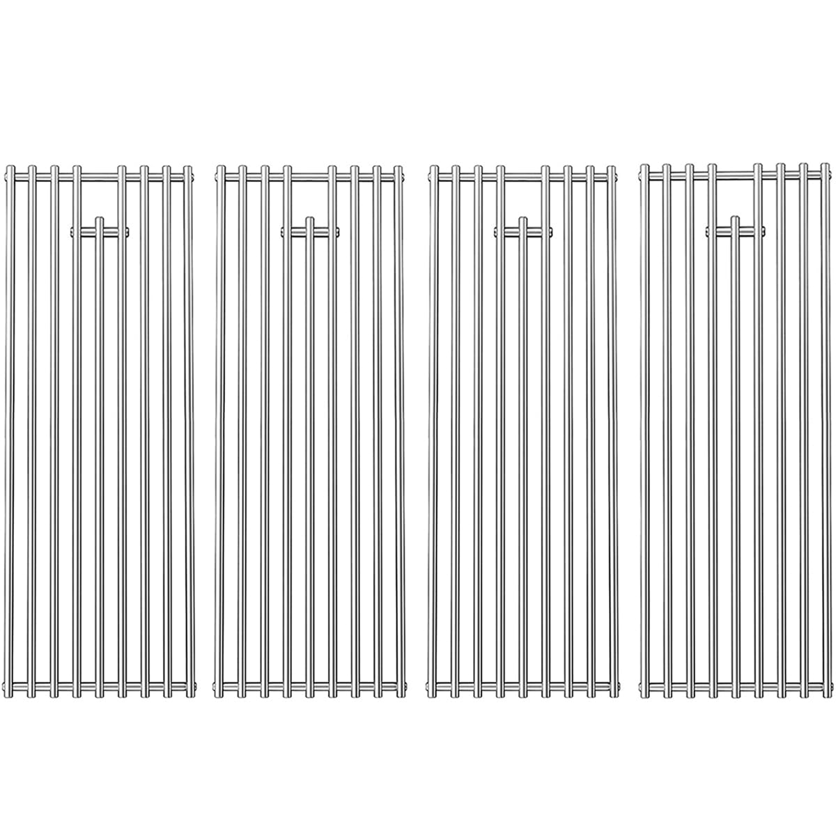 OrgneasBBQ Grill Grate Replacement Parts for 16517 Bull BBQ Angus, Brahma, Lonstar Select, Outlaw Steer Premium, Lonestar Select, 7 Burner Premium - SS304 7.5" x 19.25"