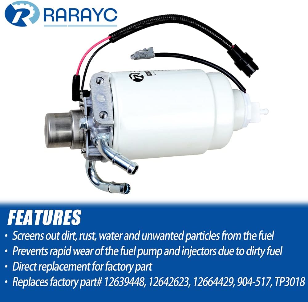 Fuel Filter Assembly Replacement for Duramax 6.6L V8 Chevy Silverado