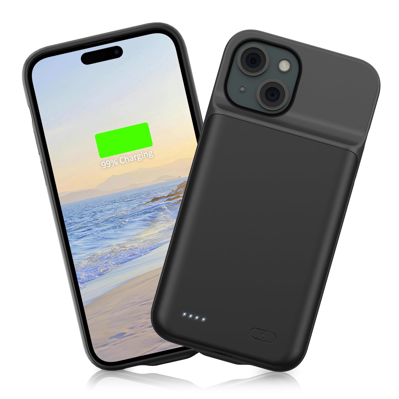 Amazon | Gladgogo iPhone 15 バッテリーケース 【6800mah大容量 
