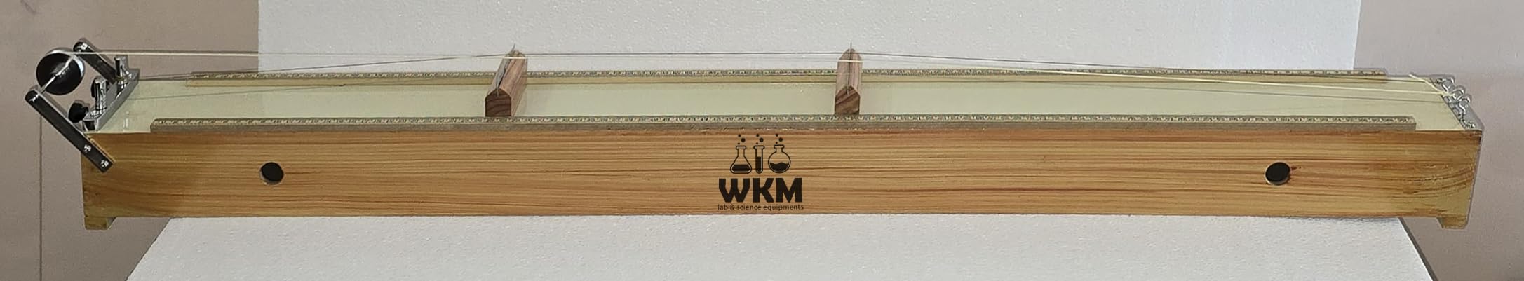 WKM Sonometer for Sound Frequency & Vibrating String | Study Resonance, Harmonics, Fundamental Frequency, Overtone, Nodes & Antinodes | Adjustable Tension & Length, Includes Weights & Pulley System-image-24