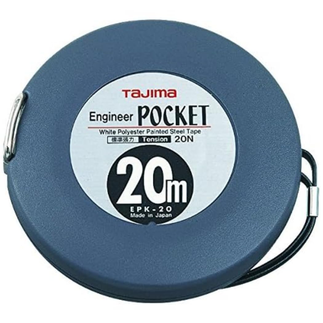 Tajima EPK20MW "Engineer Pocket" Cinta larga, gris, 20 m x 10 mm