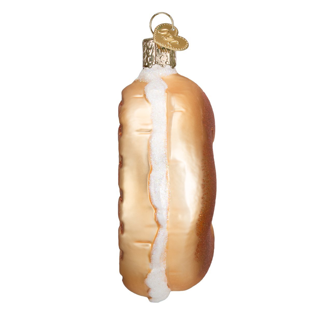 Old World Christmas Adornos de Cristal soplado Bagel para árbol de Navidad (32221)