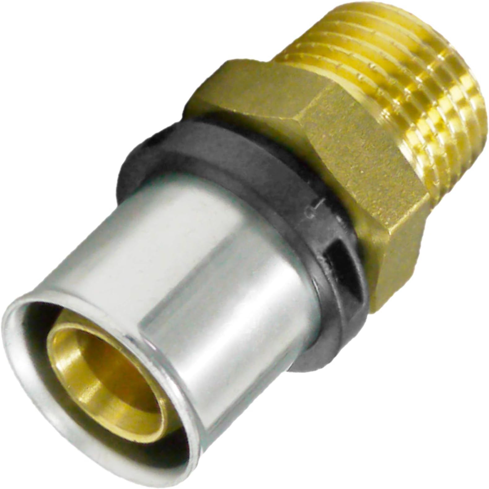 'Pipetec Press Male Thread 26x3 mm – 1/2 Certified According to German DVGW TH Press Fitting