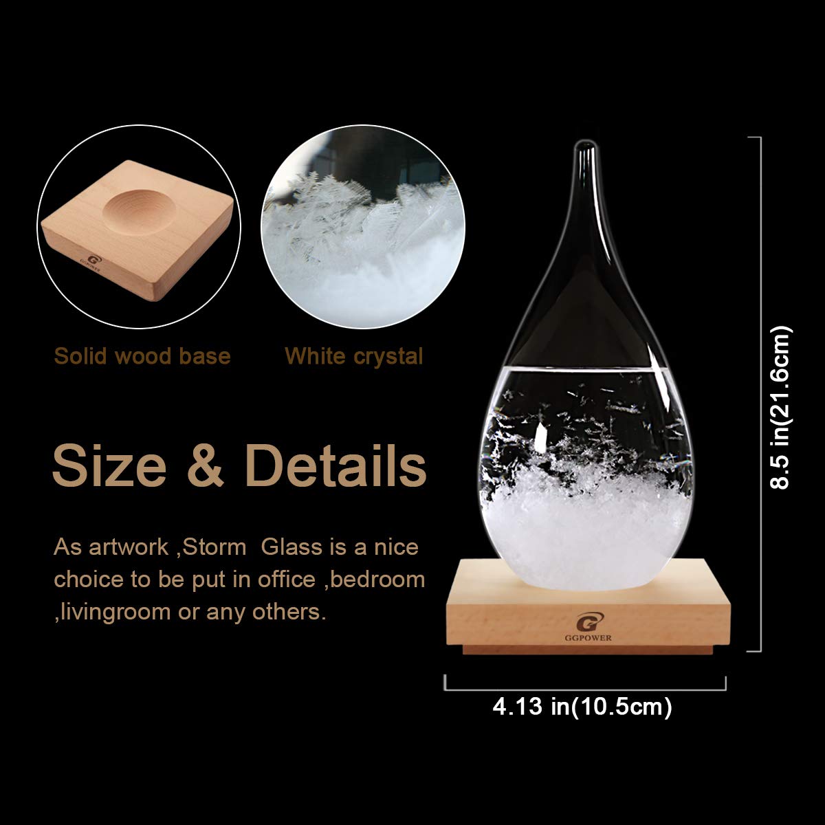 Amazon.co.jp: ストームグラスウェザーステーション、天気予報、父の日