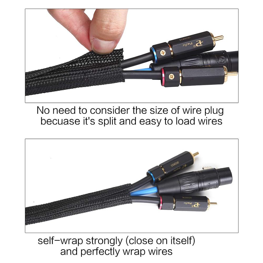 Cable Organizer Sleeve - Tangle-Free Wire Management -4 Cable Organizer Sleeve - Tangle-Free Wire Management -4