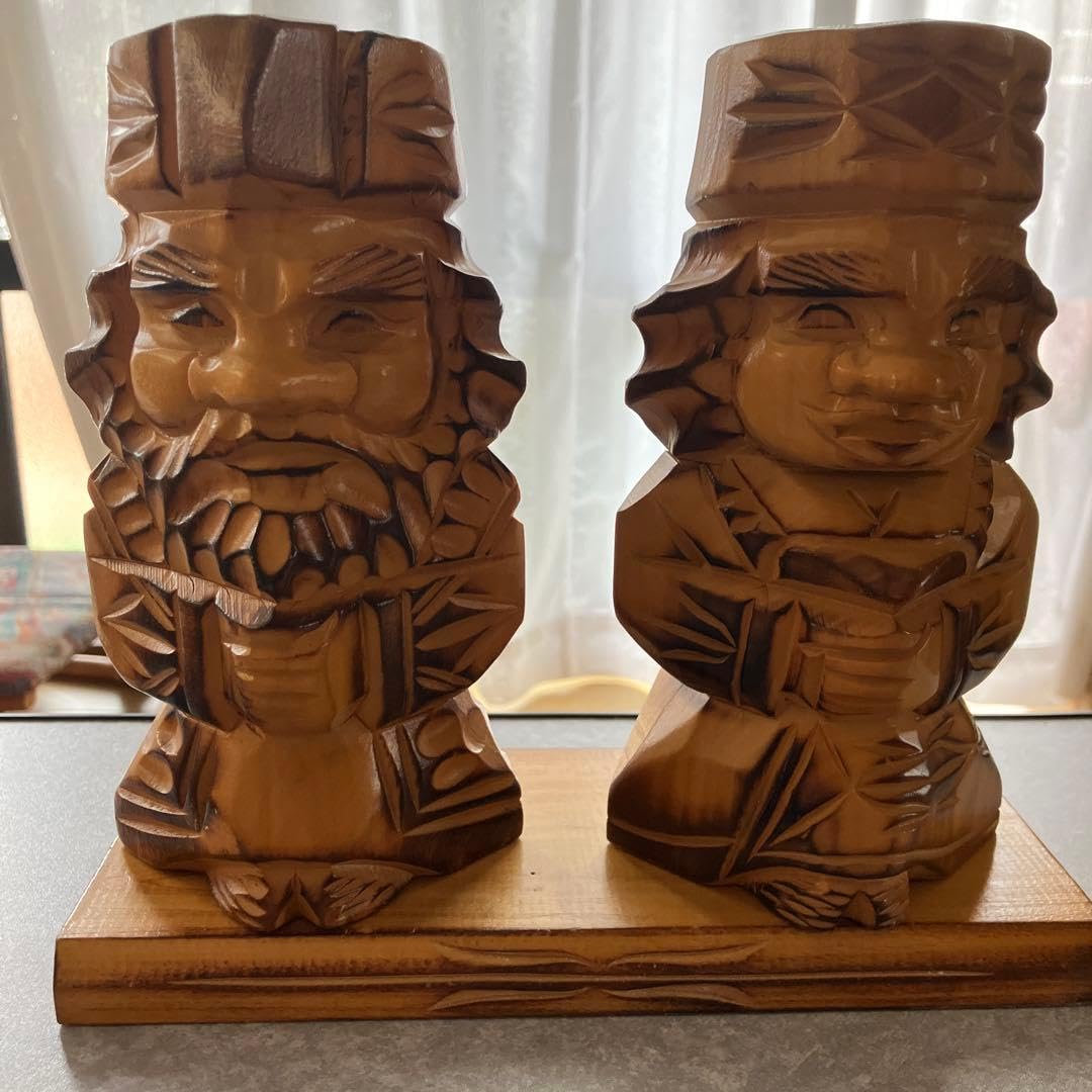 Amazon.co.jp: 北海道 アイヌ木彫り彫刻置き物 : ホーム＆キッチン