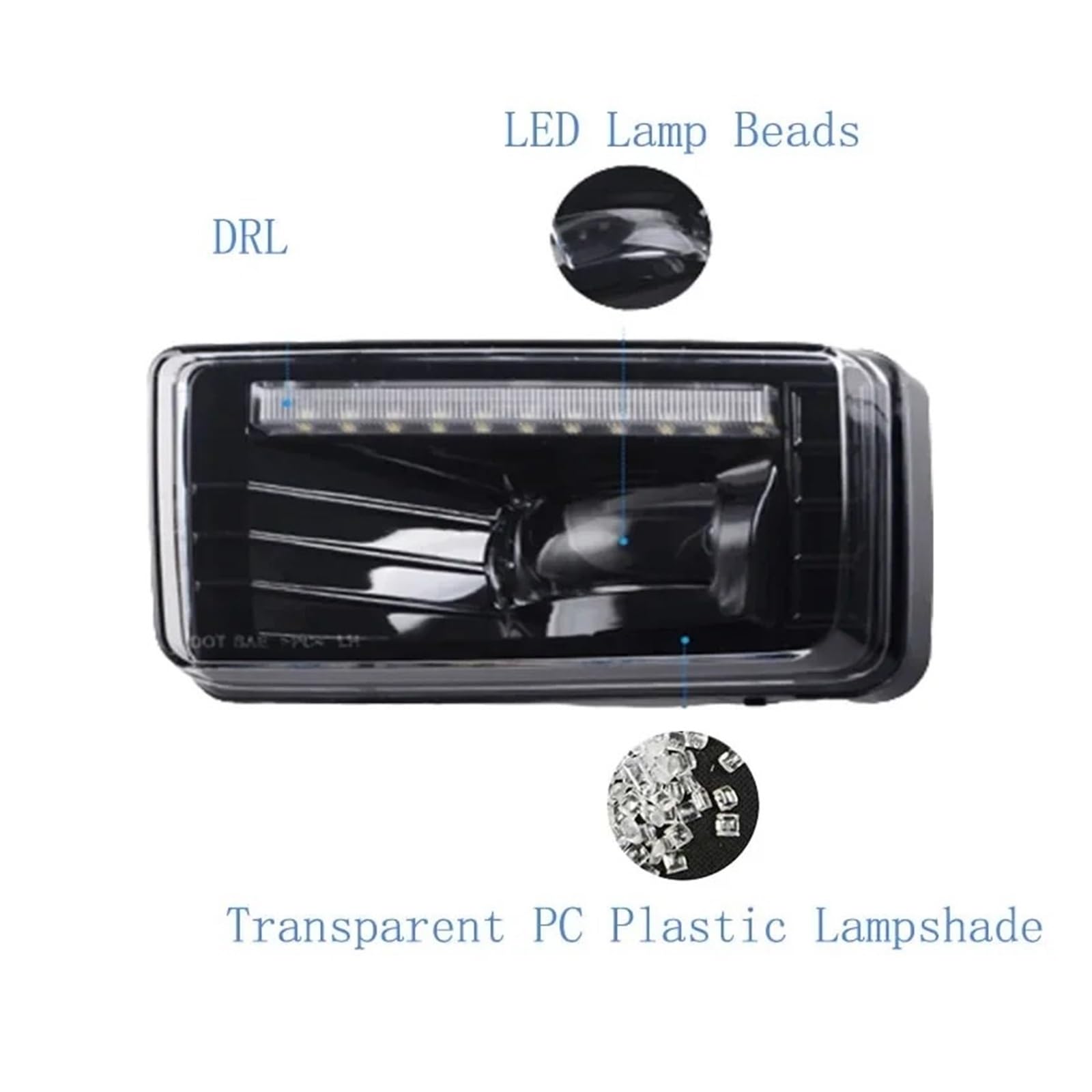 ESPYN Fendinebbia Per Auto Per Chevy Per Silverado 2007-2015 Per Avalanche 2007-2013 Per Suburban 2007-2014 Per GMC Auto LED Fendinebbia Paraurti Lampade Di Guida