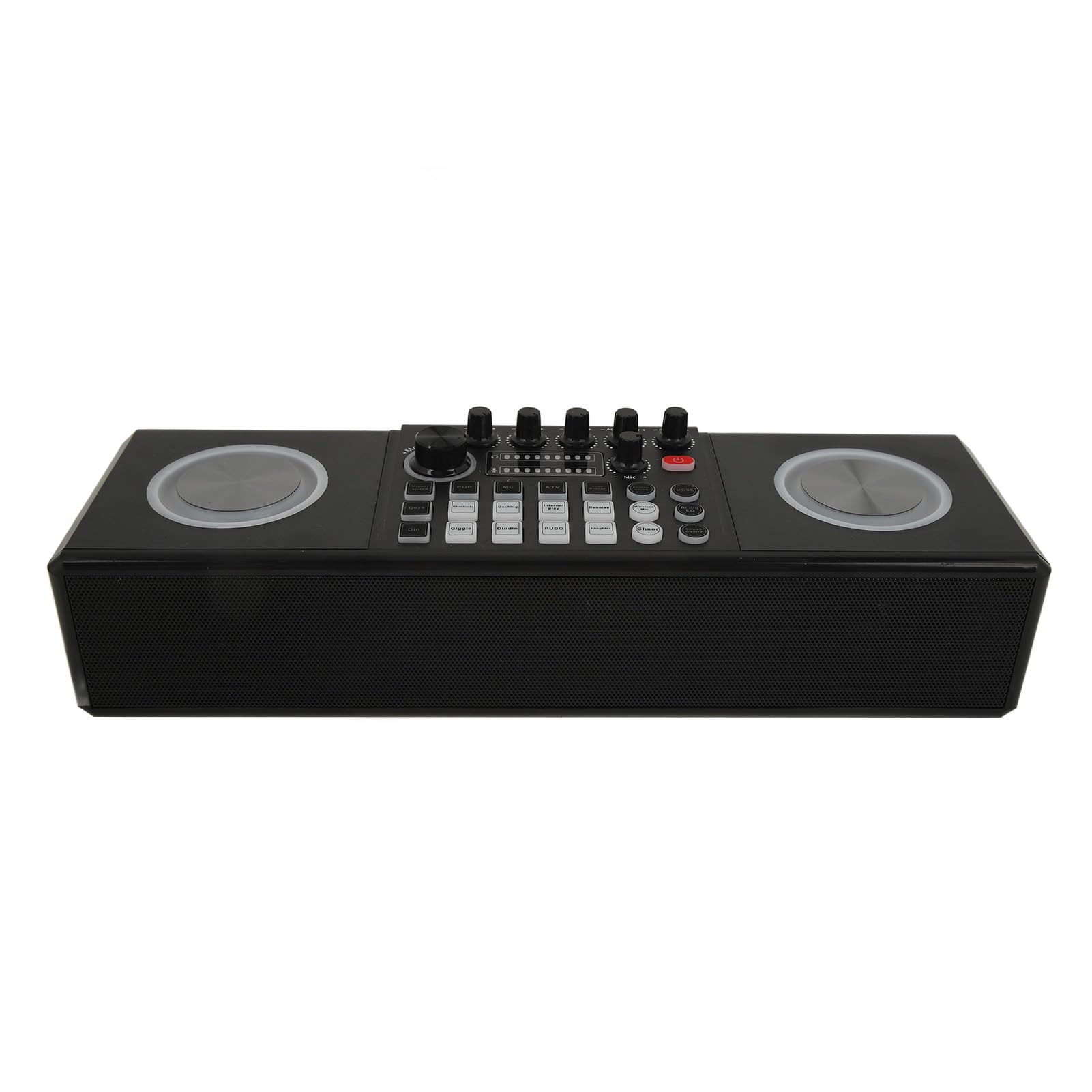 Macchina per Karaoke Microfoni Portatili Bluetooth Doppi Esperienza Sonora Coinvolgente per Feste in Casa, Matrimoni, Campeggi