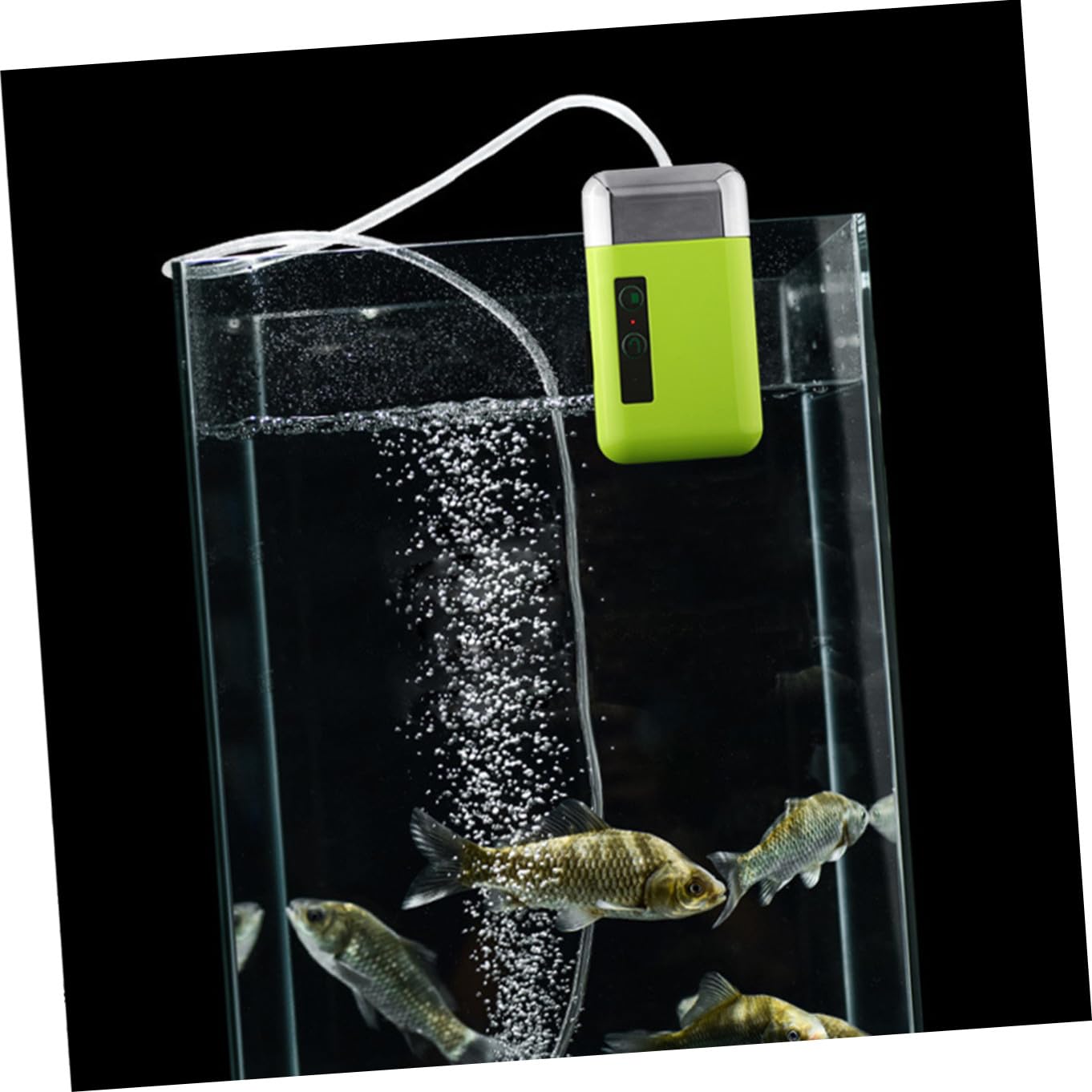 Pompe à air à pour Aquarium Rechargeable par USB Pompe à Eau pour Aquarium à hydroponique Fonctionnement Silencieux et