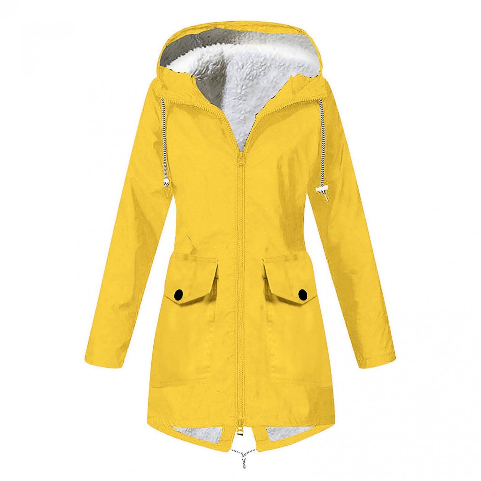 Veste randonnée femme imperméable coupe-vent manteau camping outdoor