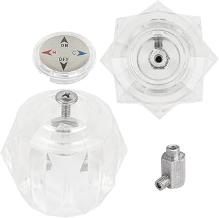 Universal Acrylic Shower Knob Replacement Hot and Cold Faucets Handle Compatible with Delta Faucet RP41661 for Bathroom Home