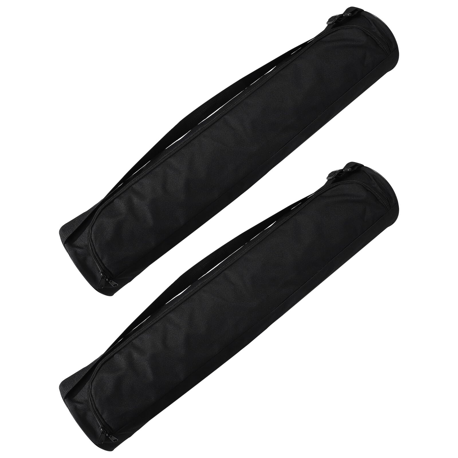 2 Stück Yoga Zubehörtasche aus Oxford Gewebe Tragetasche für Yogamatten mit Reißverschluss Platzsparend für Workout und Gym Class