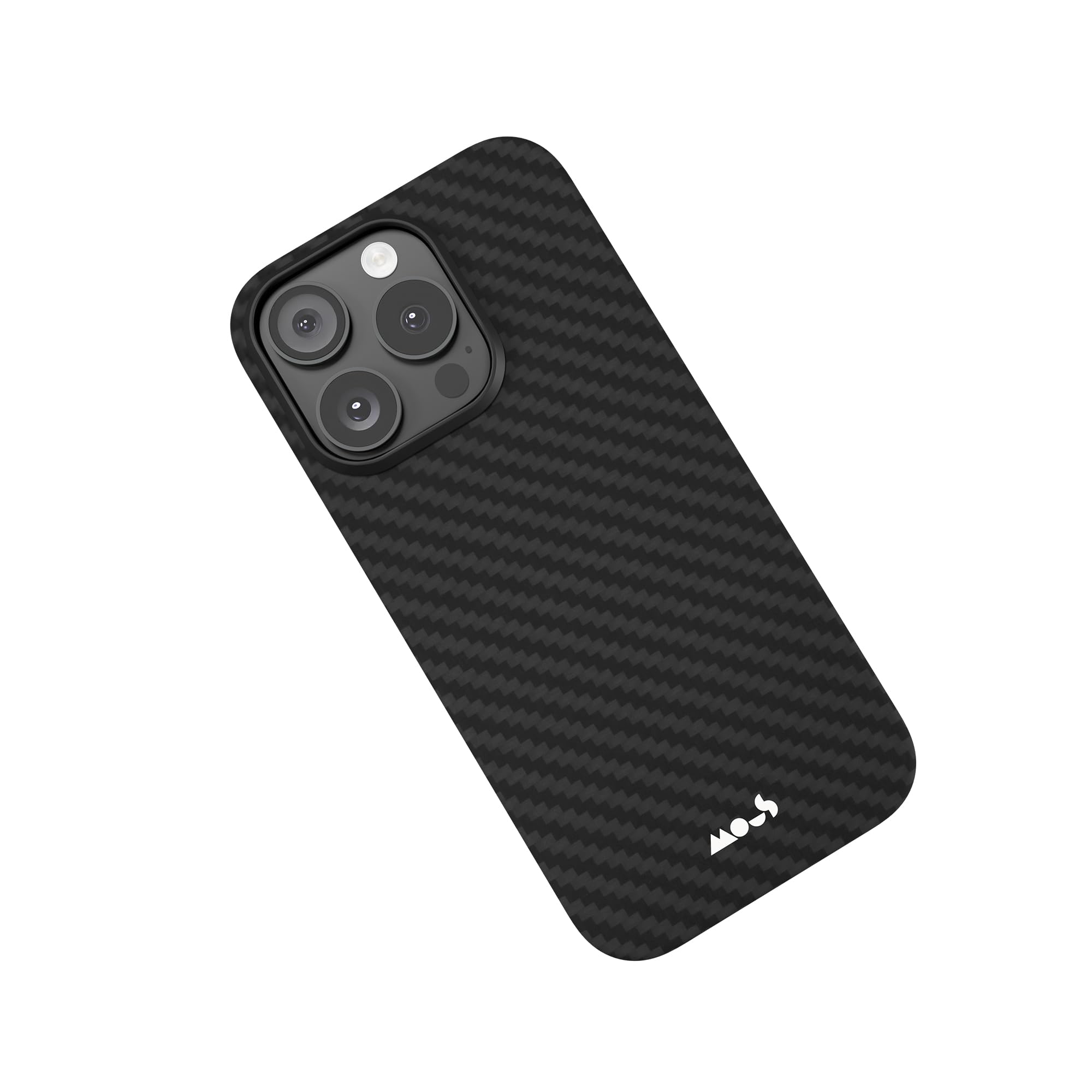 Mous Etui do iPhone'a 16 Pro Max, smukłe, kompatybilne z MagSafe, super cienkie włókno węglowe, magnetyczne etui na telefon