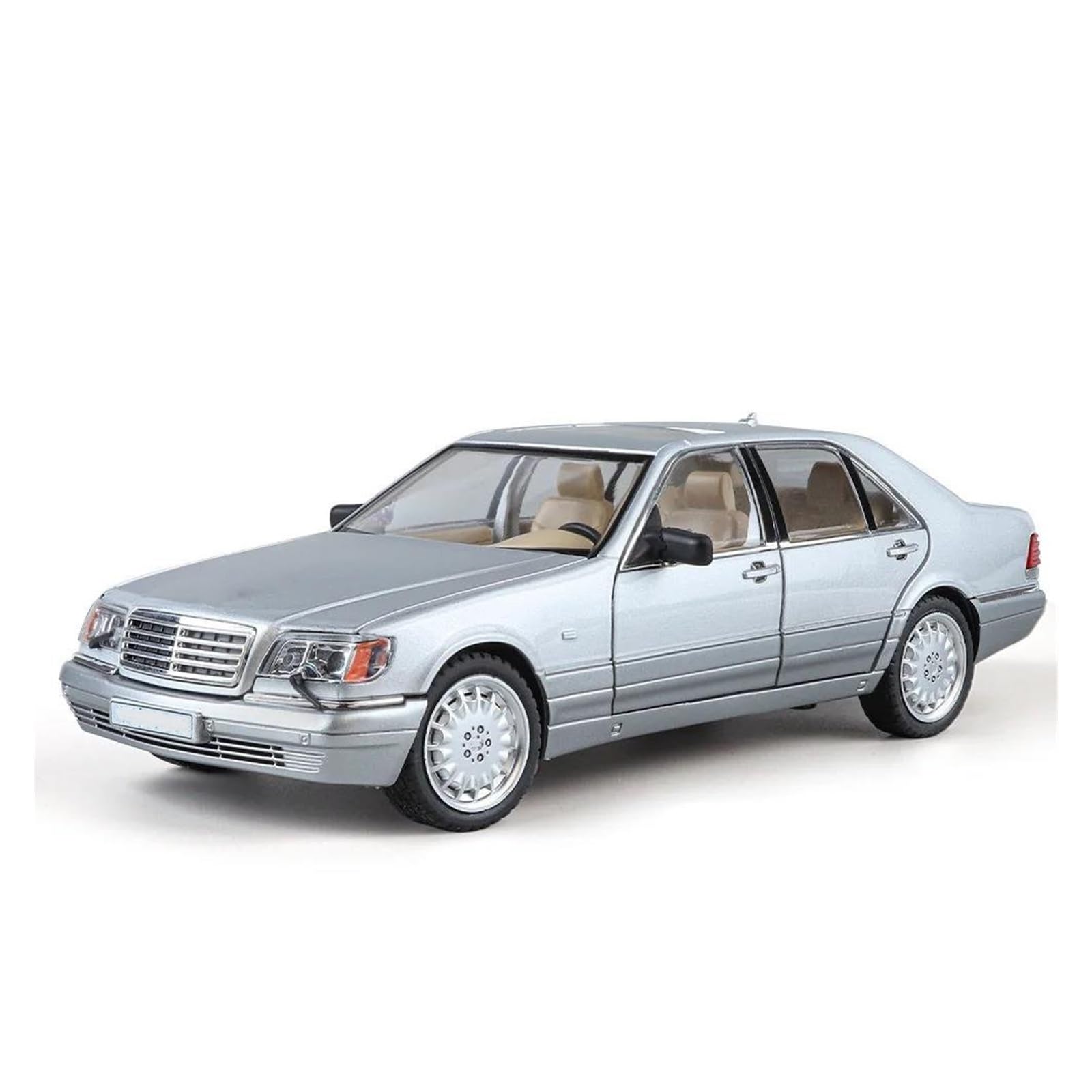 Btwodian Scale Model Car 1:24 For Benz W140 S320 Alloy Car Model Diecasts Metal Vehicles Collections Desk Decoration(D)