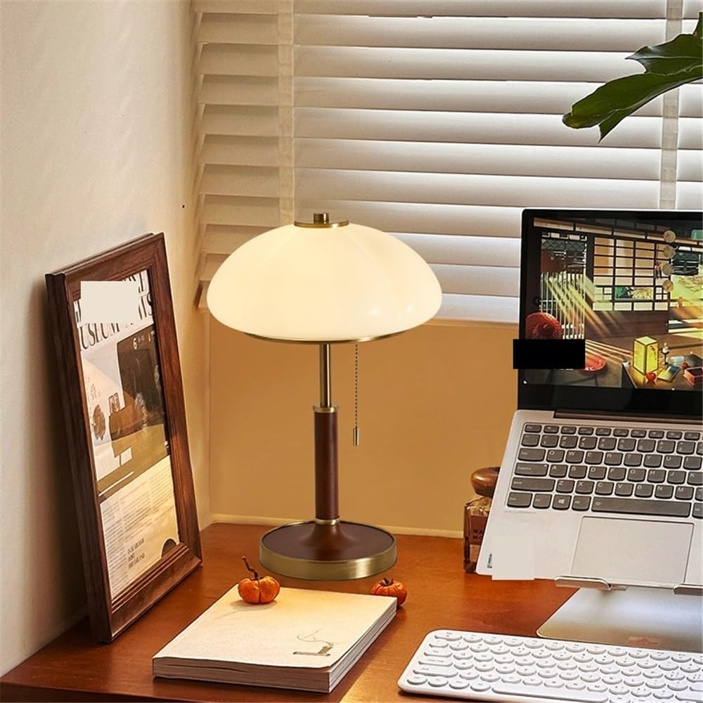 Affascinante Bedroom Bedside Table Lamp Office Desk Study Decorative Lamp Arredamento per la casa(Yellow)