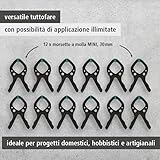 Zoom IMG-1 wolfcraft 12 morsetti a molla Zoom IMG-1 wolfcraft 12 morsetti a molla