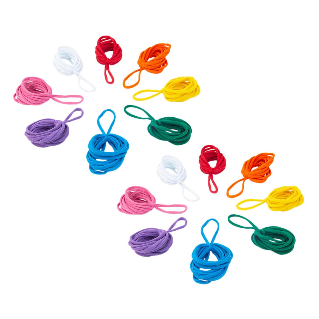 Toyvian 384pezzi Elastic Potholder Anelli Per Tessitura Colorati Per Ragazzo Ragazza Kit Di Ricarica Per Creazioni Artigianali Colori Vivaci Per Attività Creative