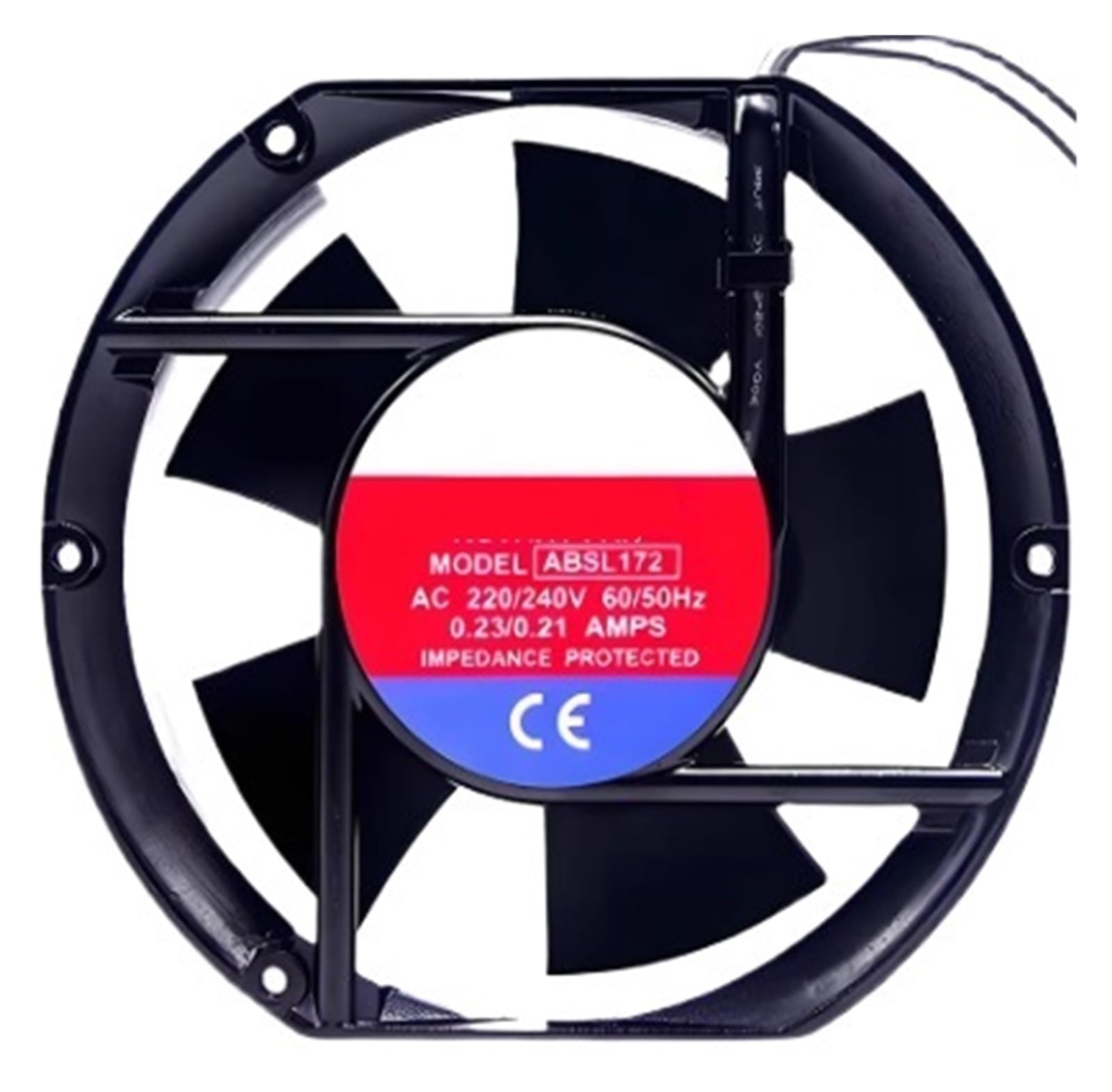 ZBWZXBDJ FAN ABSL172 AC 220/240V 17cm 17251 2 wire