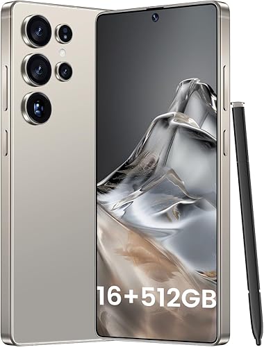 Teléfono inteligente I25 Ultra Desbloqueado Pantalla FHD+ de 6.99", 16GB RAM 512GB, batería 7000mAh, cámara de 108MP+68MP, lápiz óptico incorporado