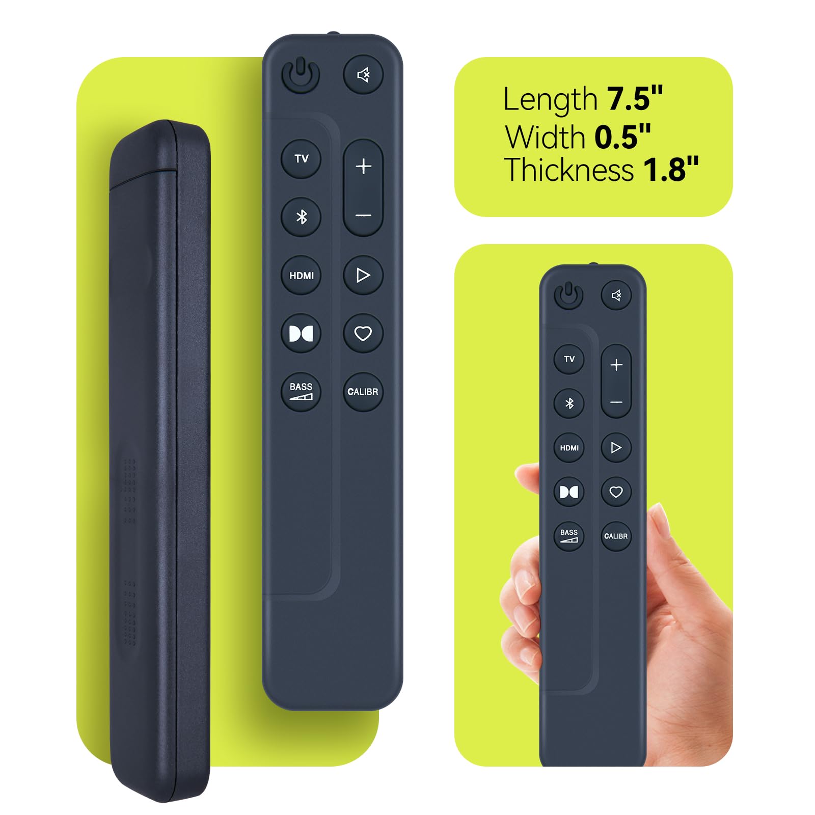 Telecomando di ricambio per JBL Sound bar 500 5.1 canali, soundbar BAR300 BAR500, sistema audio home cinema, nero