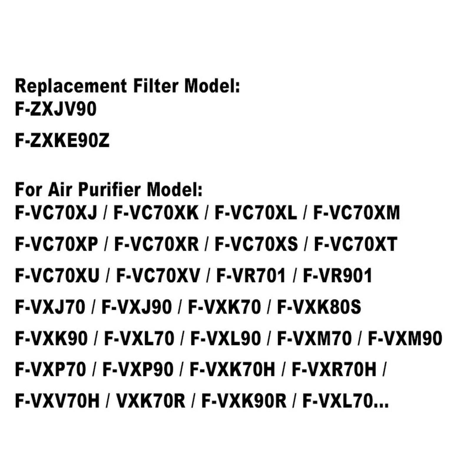 Filtro Humidificador Humectante De Repuesto F-ZXKE90Z/F-ZXJV90