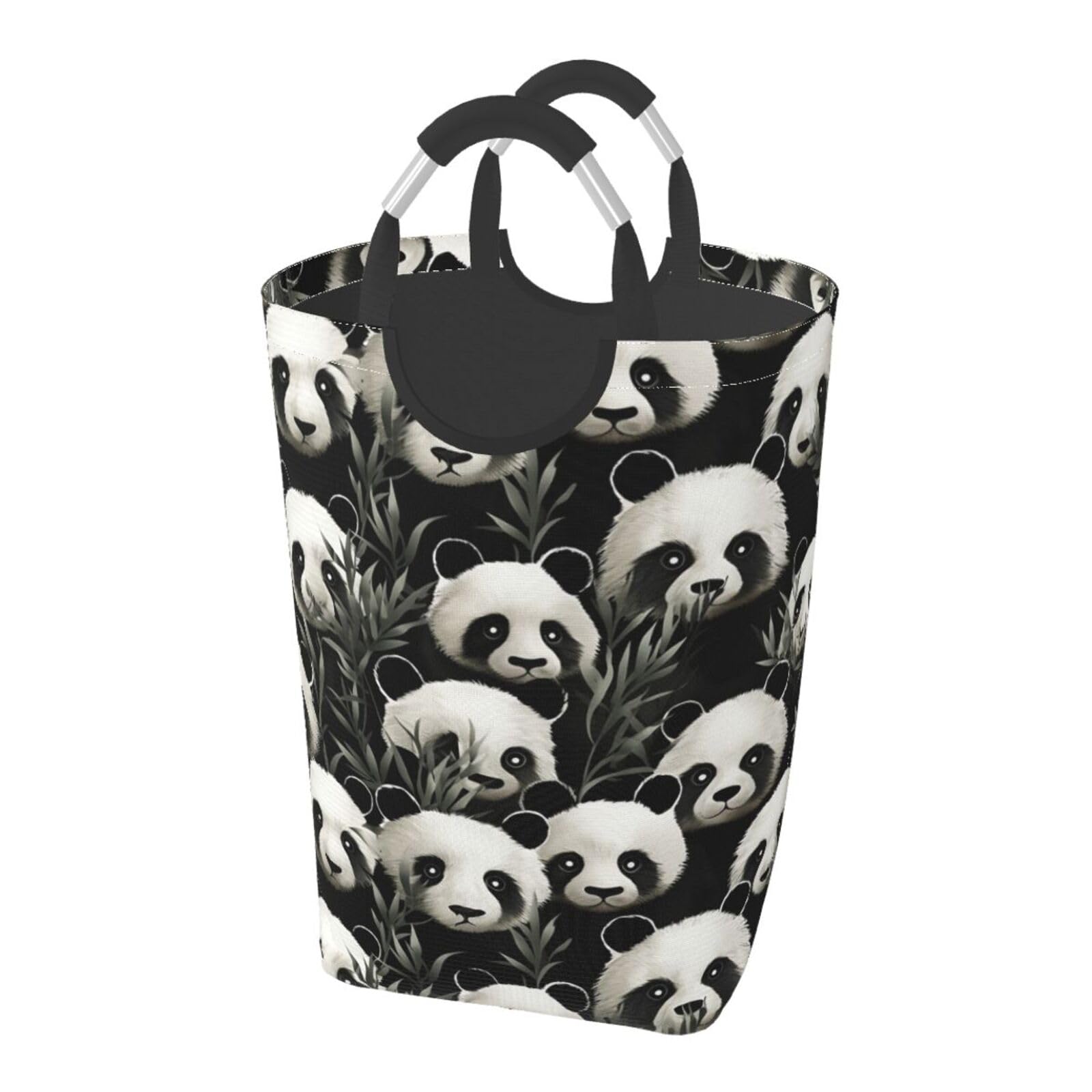 Panier à linge pliable panda idéal pour vos voyages et le camping