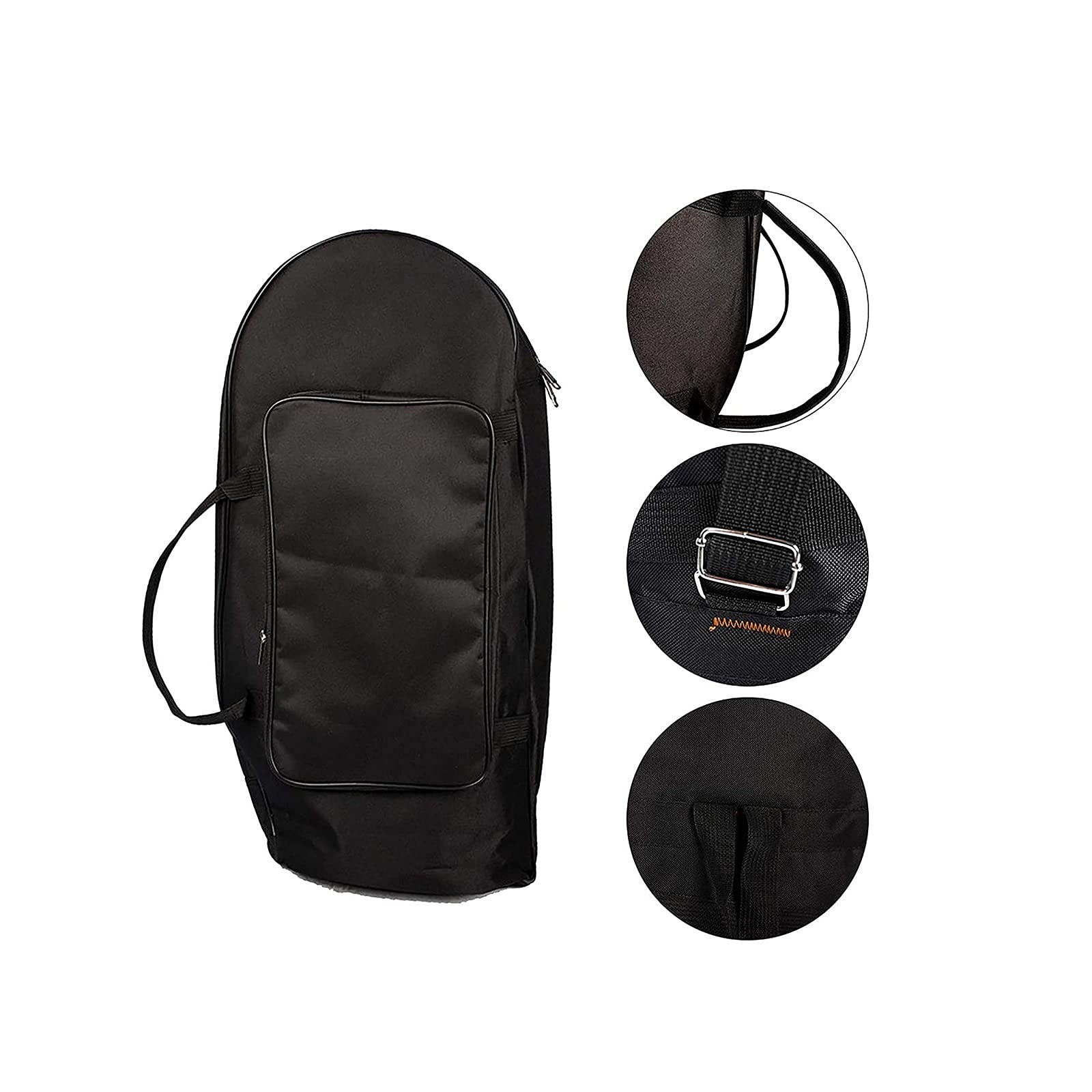 Euphonium Gig Bag, wodoodporna torba do przechowywania plecaka Oxford, akcesoria do instrumentów muzycznych, zawiera torbę amortyzującą, kompatybilna z Tenorhorn, trwała konstrukcja dla muzyków