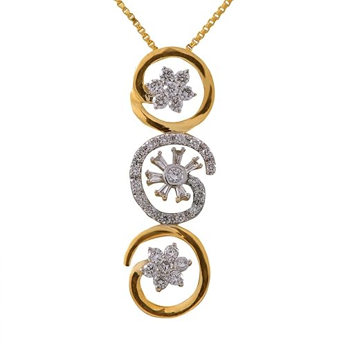 Pride Diamond Collection Yellow Gold and Diamond Pendant