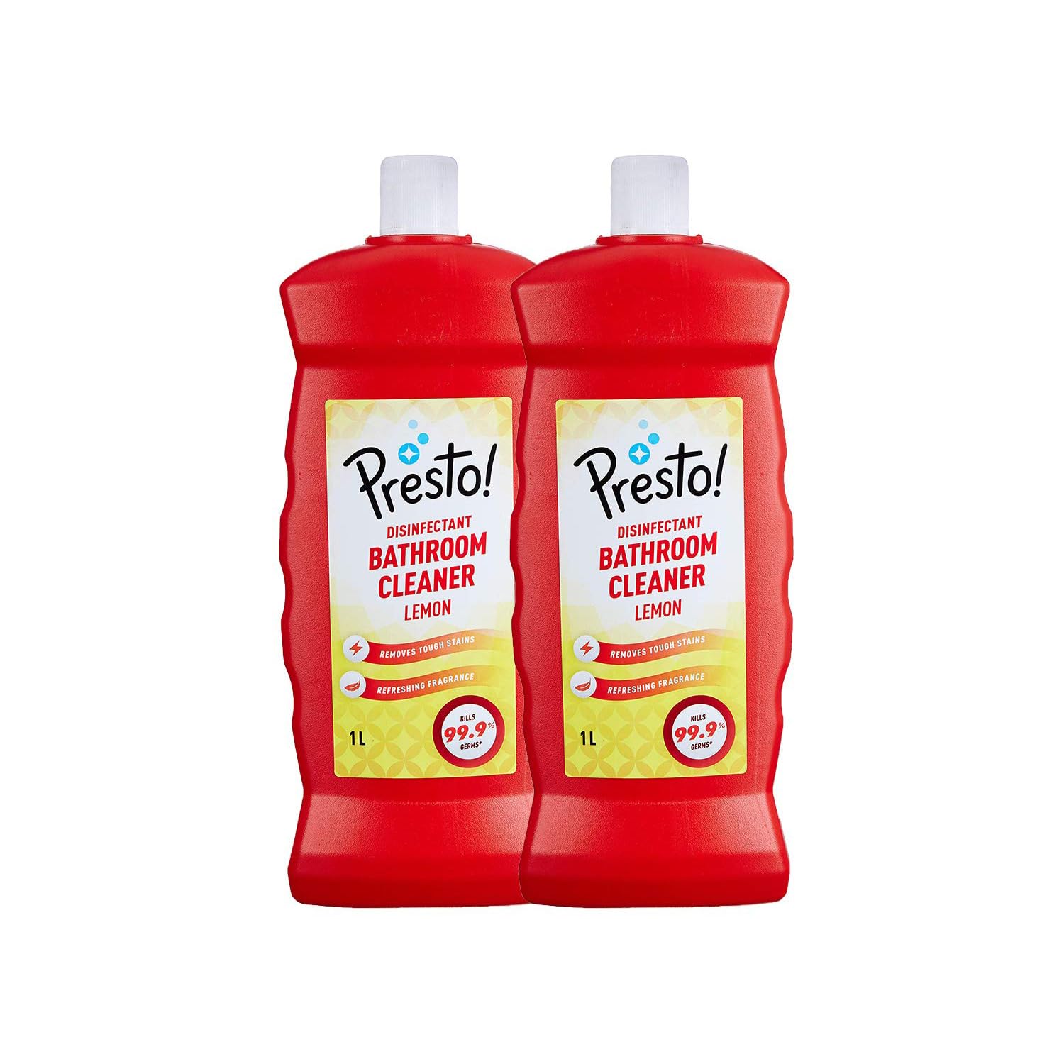 Amazon Brand - Presto! Bathroom Cleaner - 1 L (Lemon, Pack of 2)-image-27
